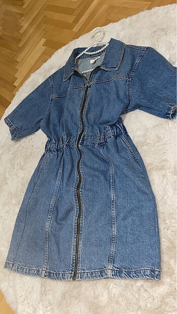 Topshop Kot fermuarlı elbise