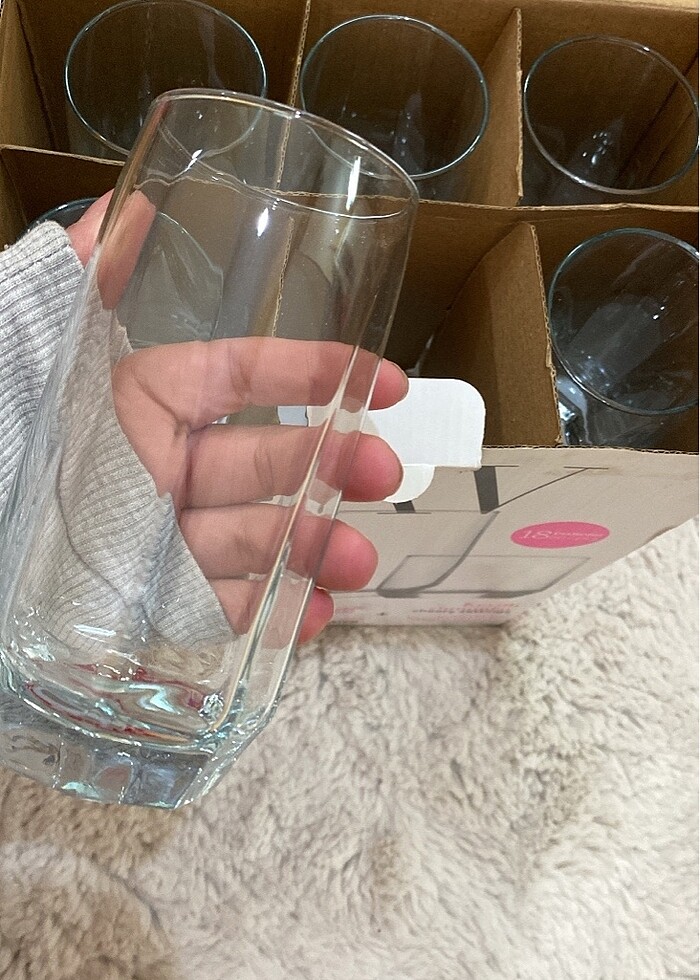 Kutulu bardak seti 18li - Görsel 2