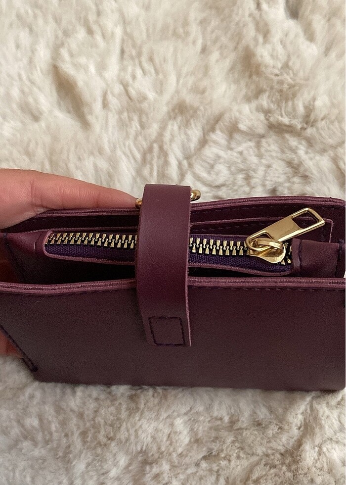 Mürdüm cüzdan - Görsel 2