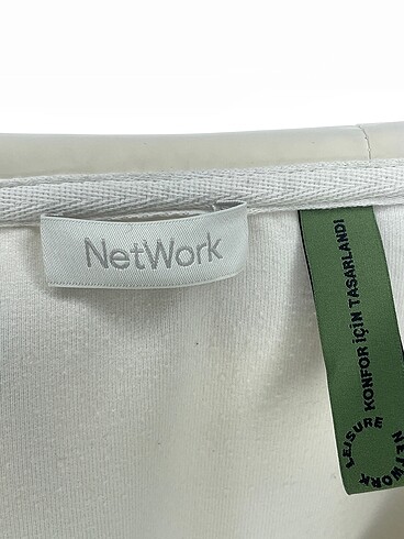 s Beden beyaz Renk Network Sweatshirt %70 İndirimli.