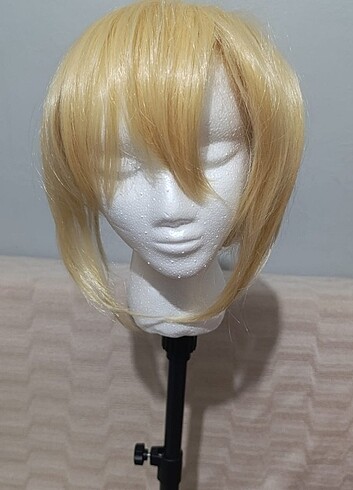Anime Cosplay Saber Artoria Fate Peruk 