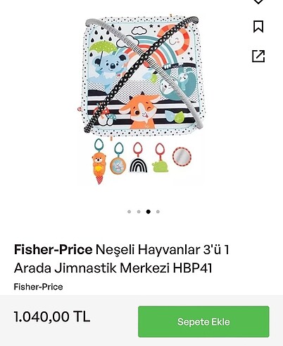  Beden Fisher price oyun halısı