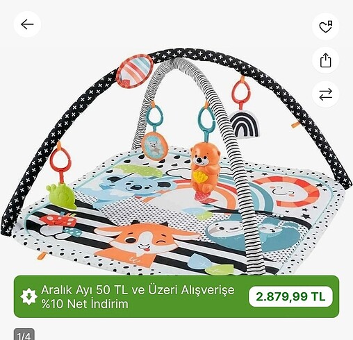 Fisher price oyun halısı