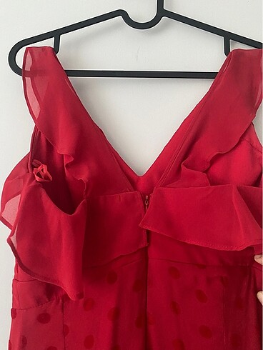 DCEY Kırmızı abiye elbise - Görsel 6