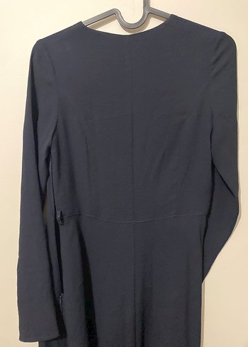 Uzun Kollu Siyah  Kadın Elbise - Görsel 3