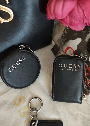 Orijinal Guess Mini Cüzdan & Kartlıklar