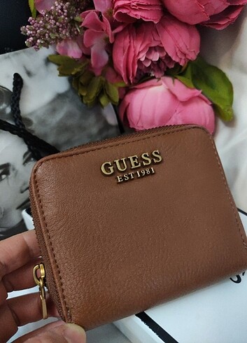  Beden Orijinal Guess Çok Şık Yeni Cüzdan 