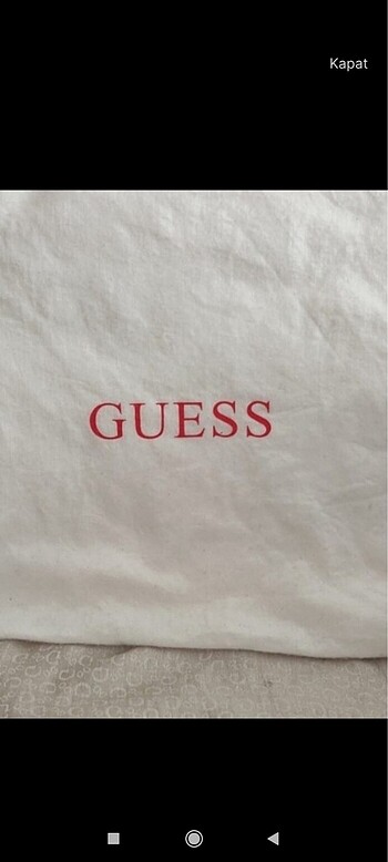 Orijinal Guess Toz Torbası