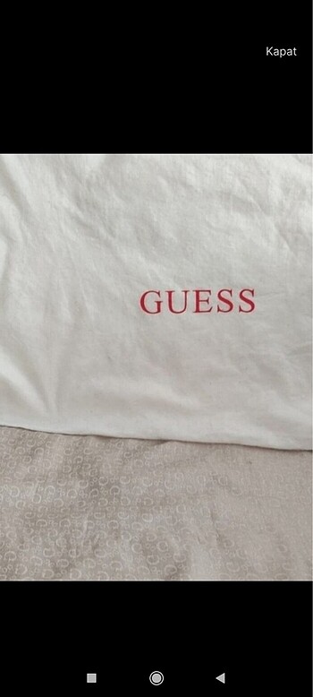  Beden Orijinal Guess Toz Torbası
