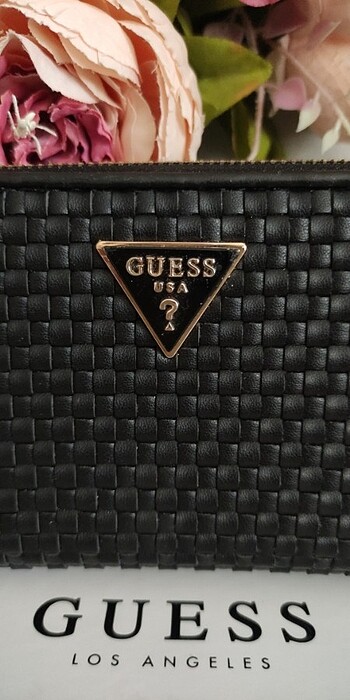 Beden siyah Renk Orijinal Guess Çok Şık Yeni Cüzdan
