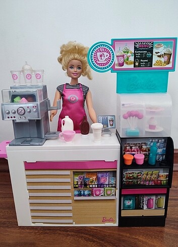 Barbie'nin Kahve Dükkanı Oyuncağı 