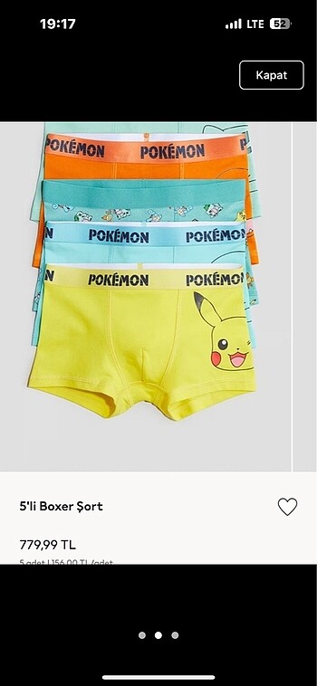 H&M boxer 5 li