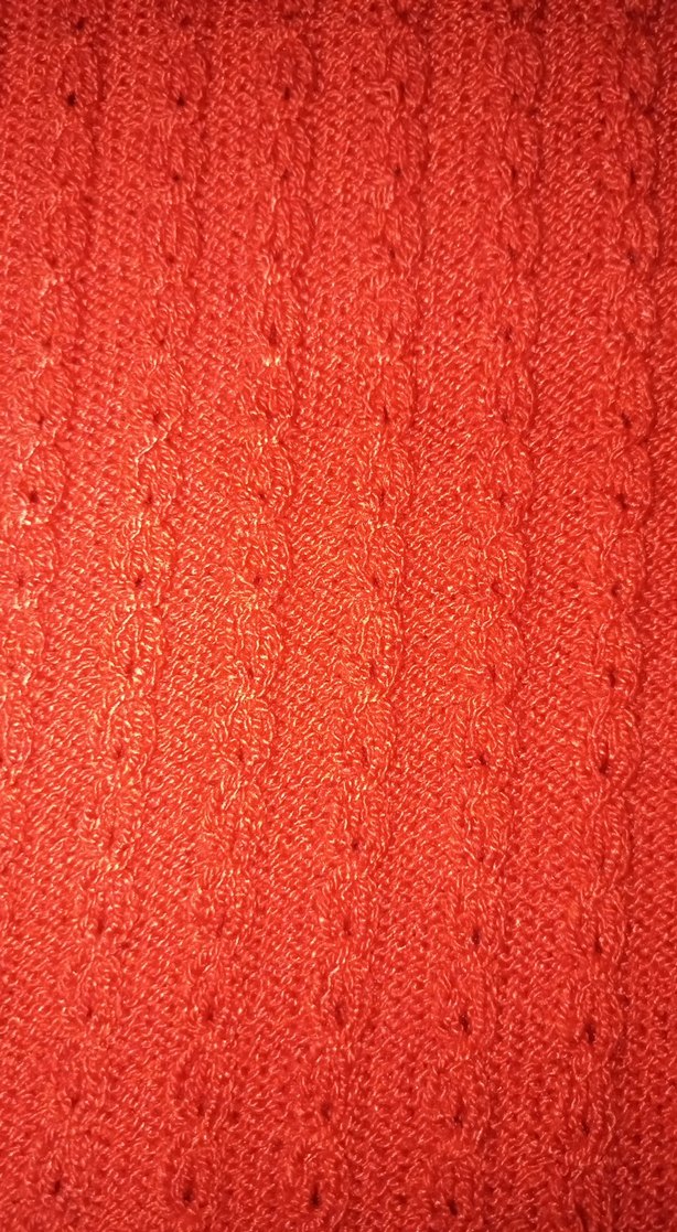 Kısa Kollu Kırmızı Triko Kadın Kazak - Görsel 3