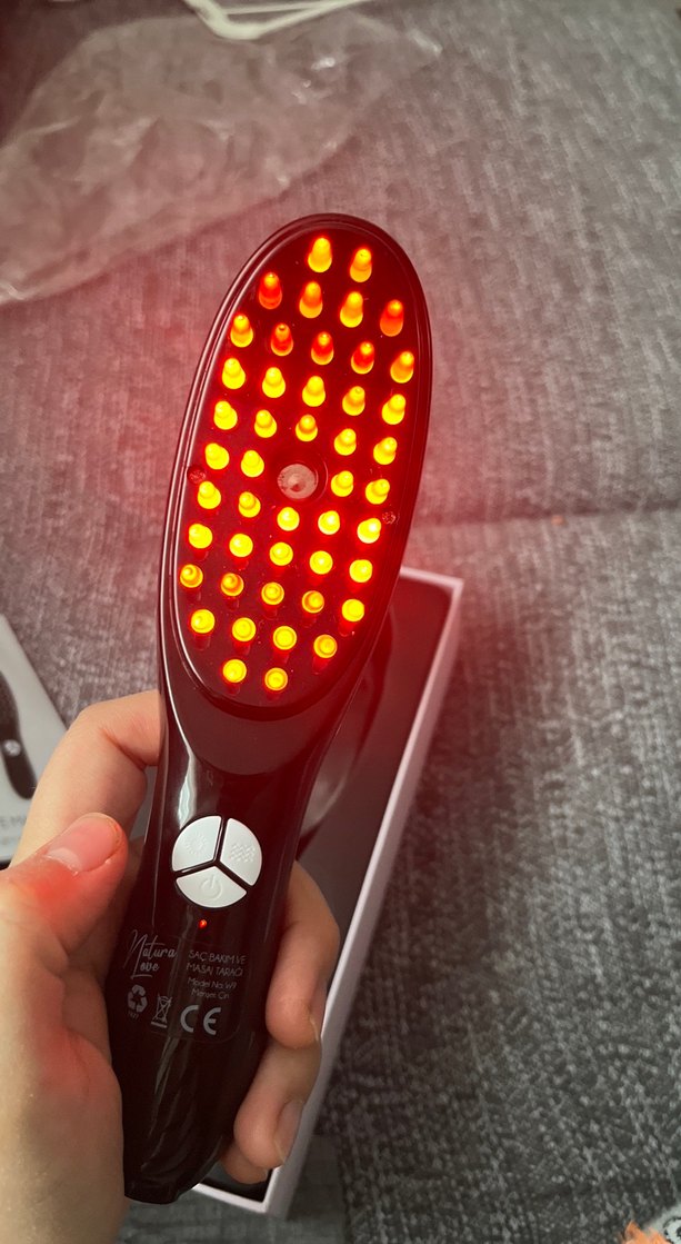 Doğal Saç Bakım ve Masaj Tarağı - Görsel 3