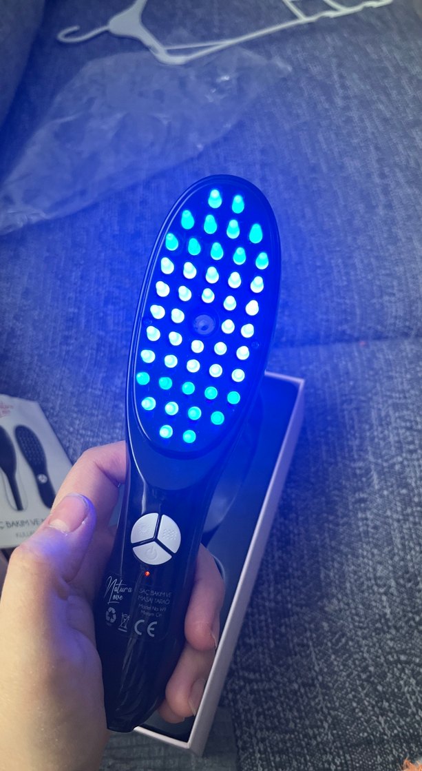 Doğal Saç Bakım ve Masaj Tarağı - Görsel 4