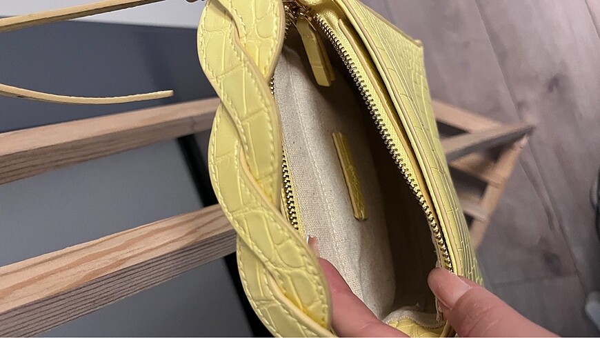  Beden sarı Renk mango mini çanta