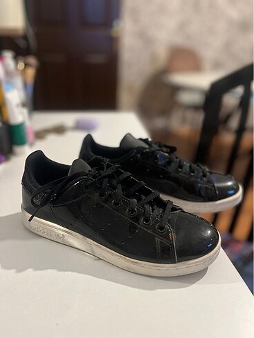 36,5 Beden siyah Renk Adidas Stan Smith Rugan Ayakkabı