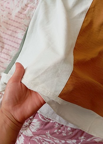 42 Beden Bohem Tarzı Uzun Kollu Keten Tunik