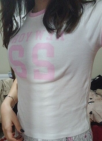 l Beden beyaz Renk Crop.