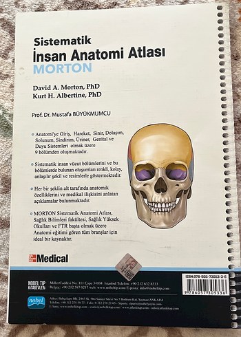 Sistematik İnsan Anatomi Atlası Morton
