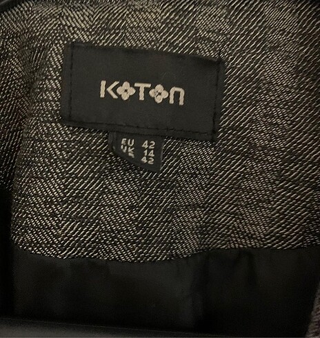 xl Beden Koton gri ceket