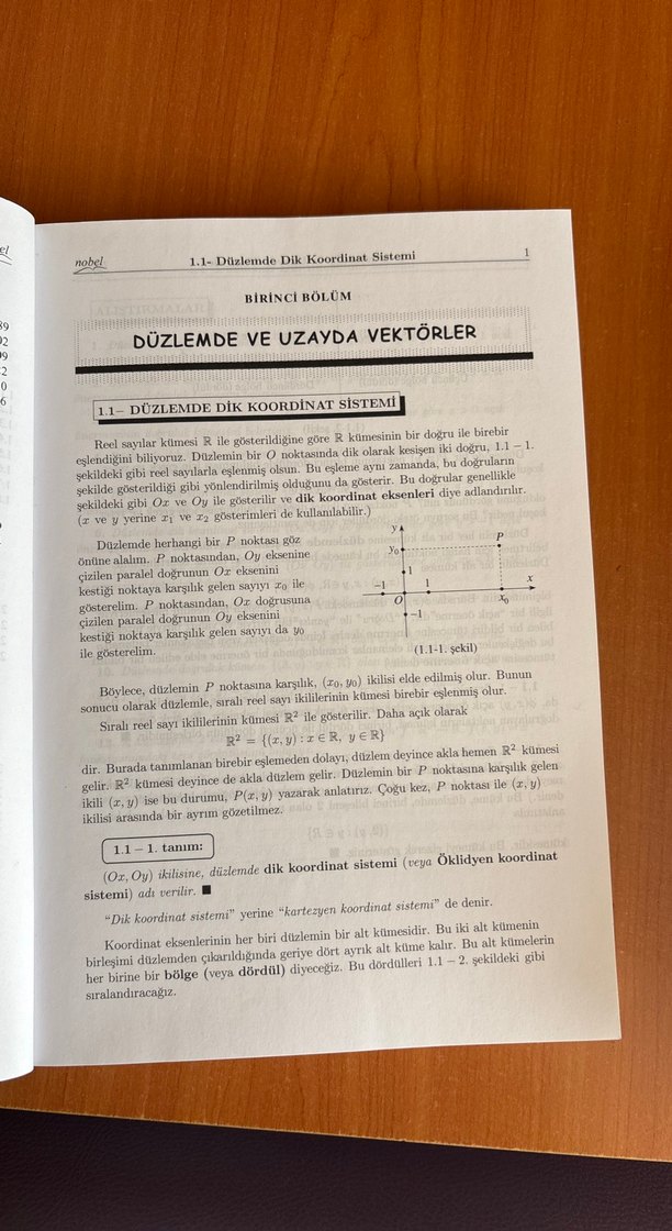 Arif Sabuncuoğlu Analitik Geometri Kitabı - Görsel 4