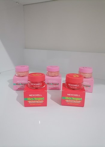Beden Hey Sugar! NEWWELL LİP SCRUB 5 TANE 250 TL