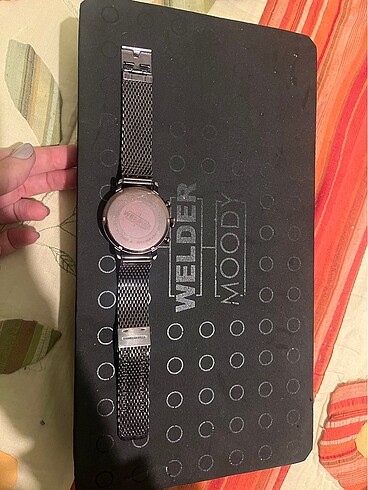 Beden Welder moody kadın mürdüm rengi saat