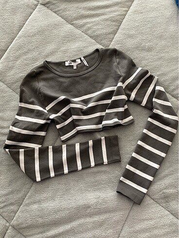 diğer Beden Crop triko sweat