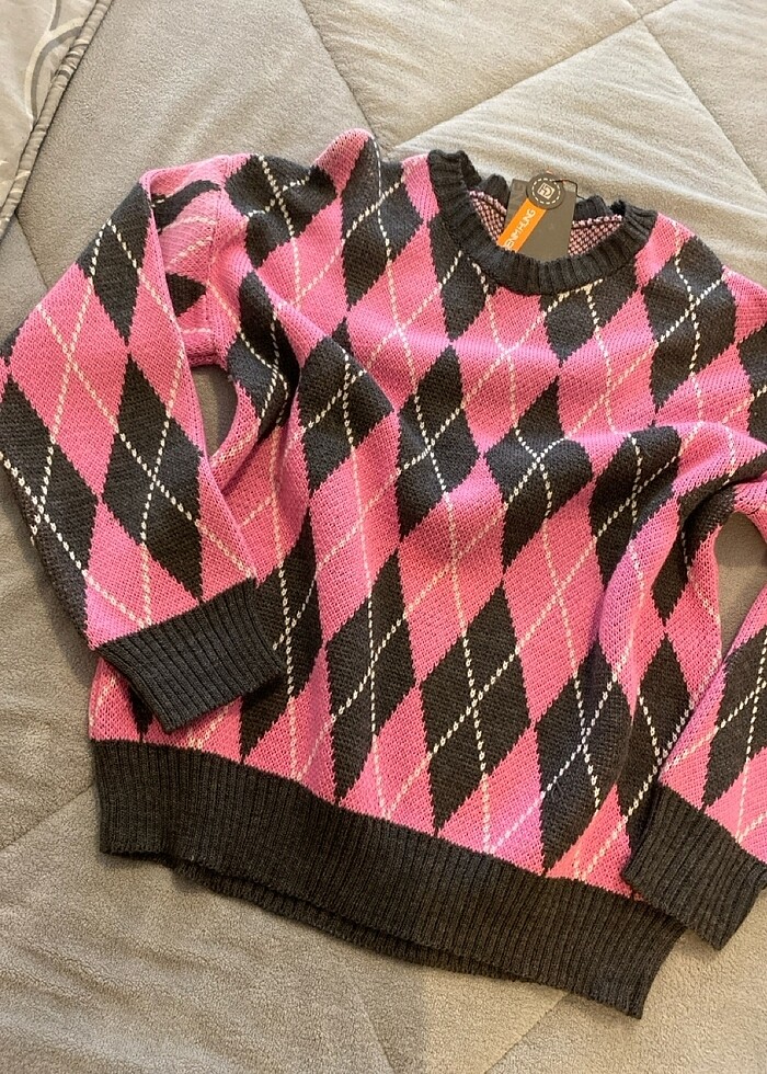 Triko örme kazak - Görsel 2