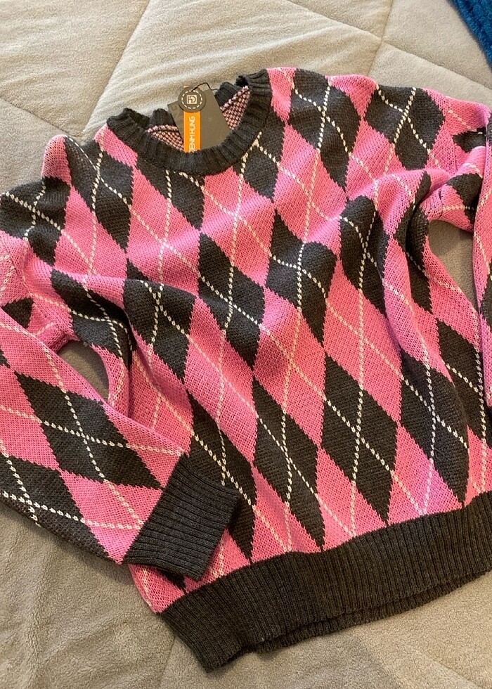 Triko örme kazak - Görsel 3