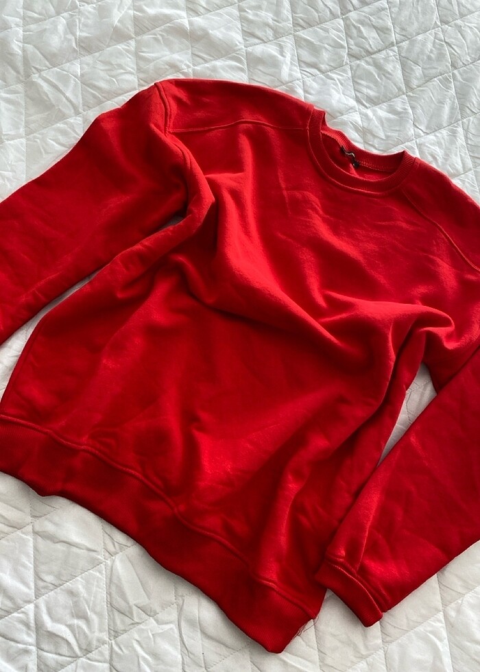 Kırmızı sweat - Görsel 4