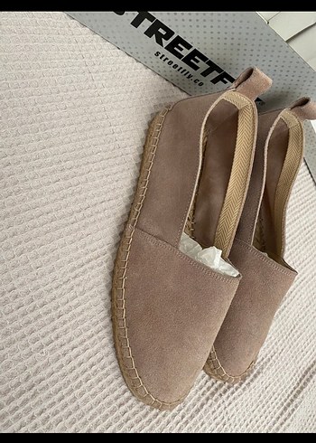 Bej Süet Kadın Dolgu Topuk Espadril - Görsel 5