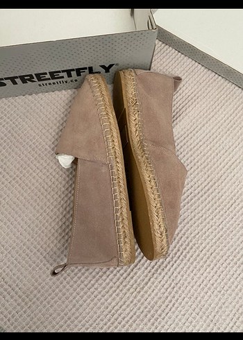 Bej Süet Kadın Dolgu Topuk Espadril - Görsel 4