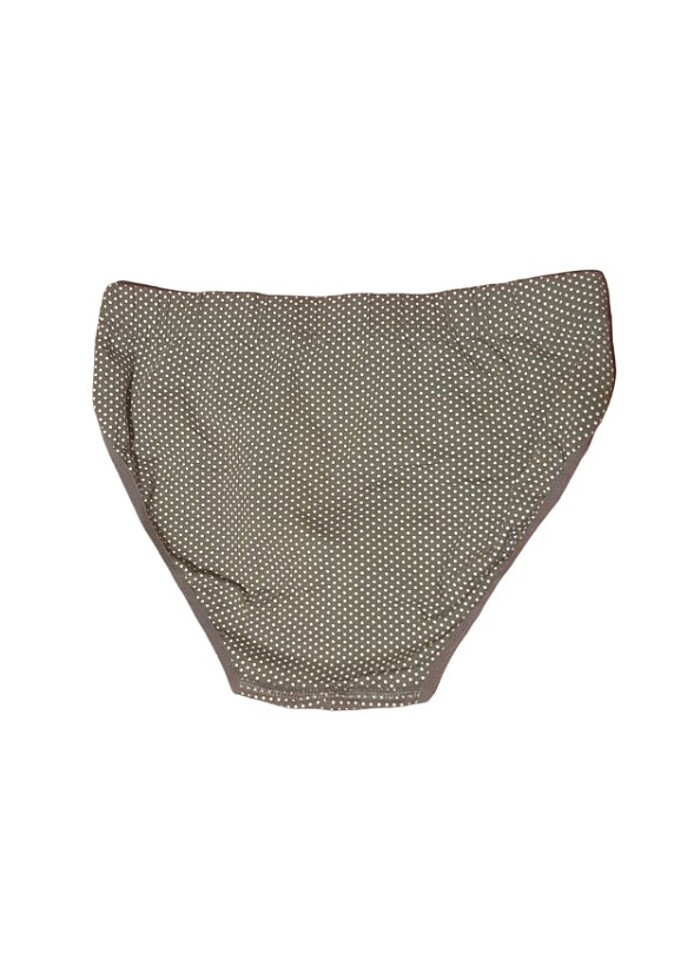 Gri Beyaz Halka Desenli Erkek Slip - Görsel 2