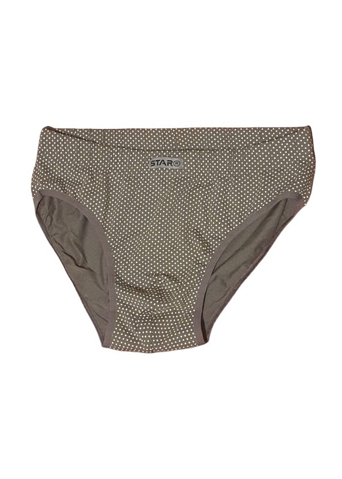 Gri Beyaz Halka Desenli Erkek Slip - Görsel 3