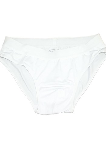 Beyaz Midi Erkek Slip Külot İç Çamaşırı
