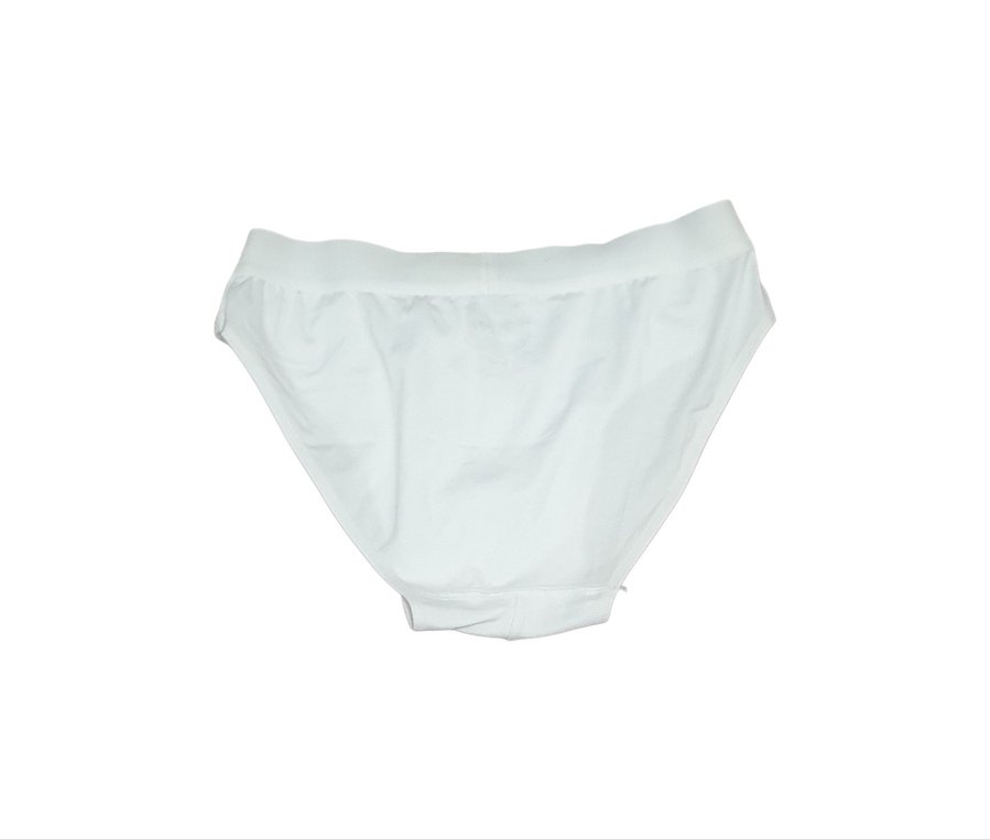 Beyaz Midi Erkek Slip Külot İç Çamaşırı - Görsel 2