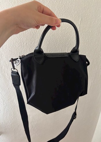 Longchamp Siyah Deri Minimalist Kadın Çanta