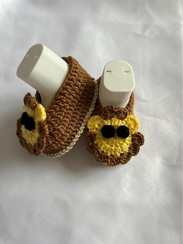 El örgüsü bebek patiği - Görsel 5