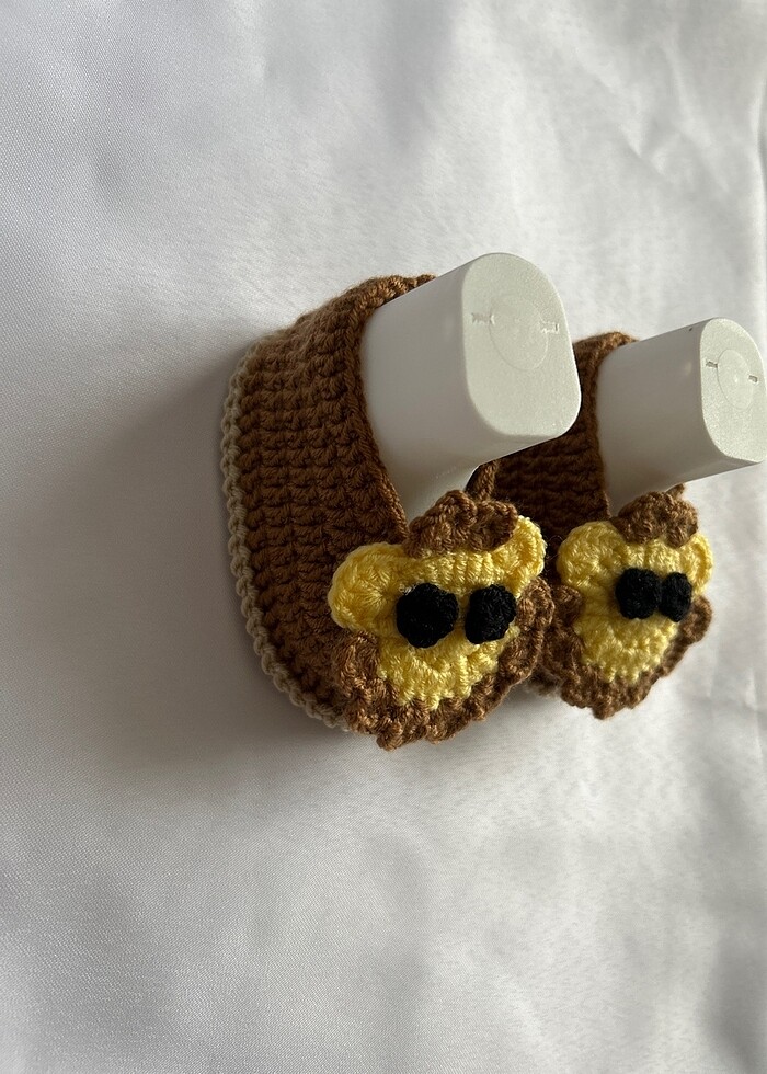 El örgüsü bebek patiği - Görsel 4