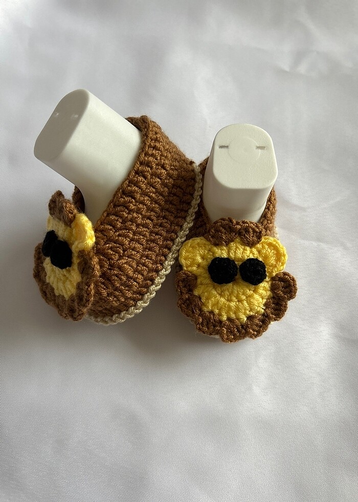 El örgüsü bebek patiği - Görsel 5