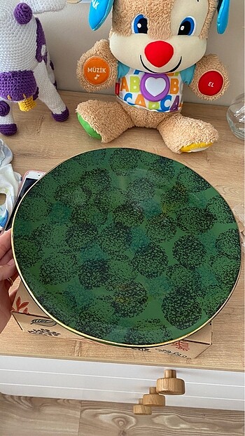 6lı pasta tabağı ve pasta altlığı