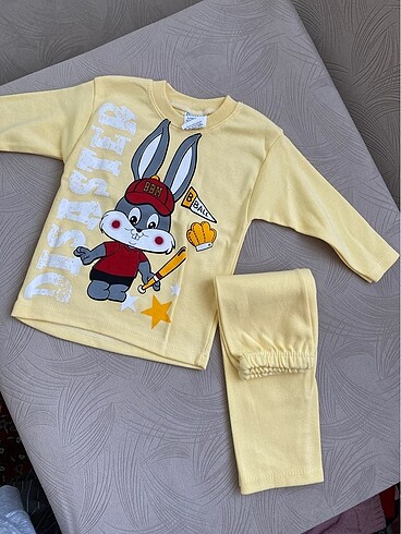 Unisex çocuk ikili takım 1-2 yaş