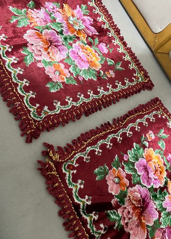 Vintage 60 yıllık yastık kılıfı hiç kullanılmadı - Görsel 5