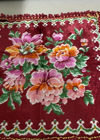 Vintage 60 yıllık yastık kılıfı hiç kullanılmadı - Görsel 4