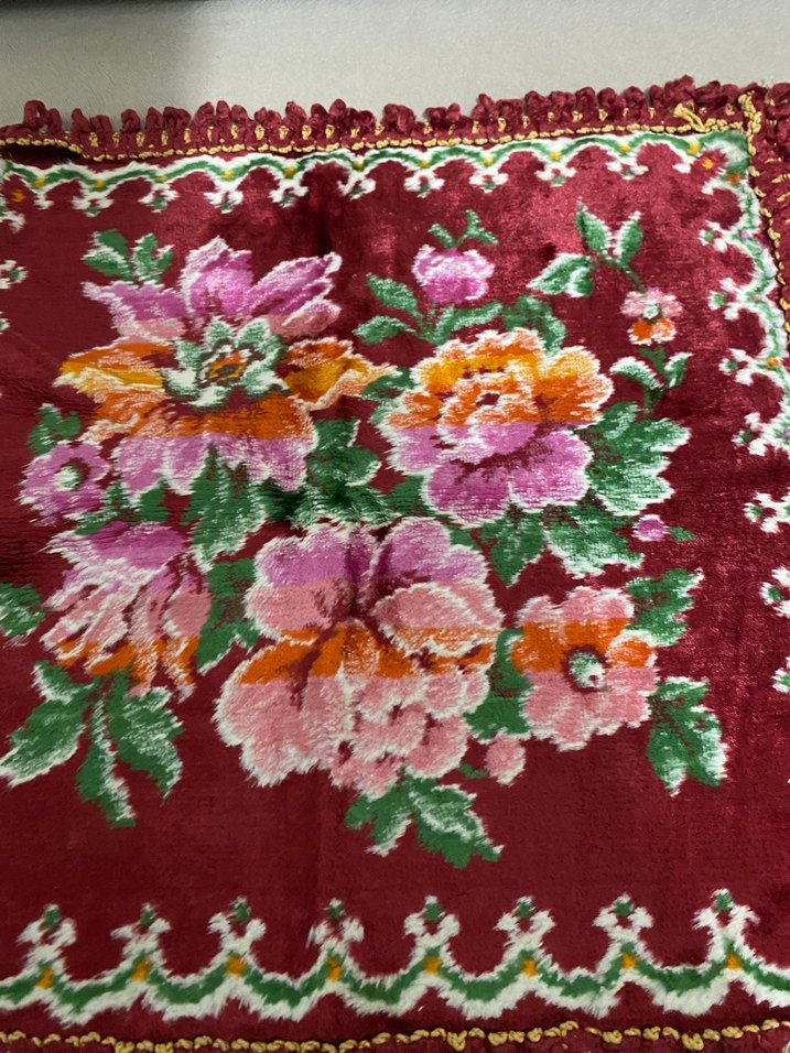 Vintage 60 yıllık yastık kılıfı hiç kullanılmadı - Görsel 4