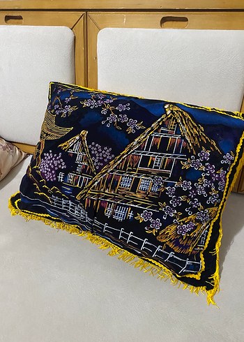 Vintage yastık içinde minik simler var - Görsel 2