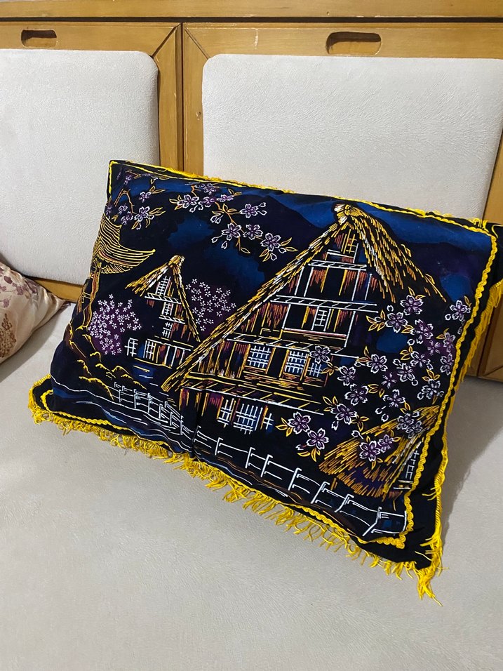 Vintage yastık içinde minik simler var - Görsel 2