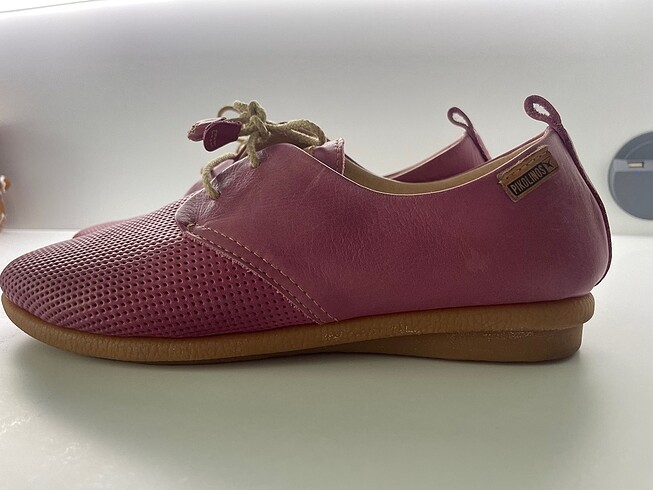 PIKOLINOS Kadın Calabria dokulu deri günlük ayakkabı, Orkide pem - Görsel 2